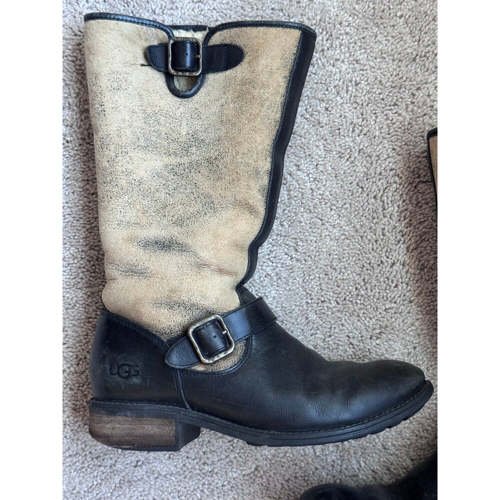 UGG Australia Boots Brand, Women’s Size 8, Fur Lined, Zipper Footwear - Picture 2 of 12